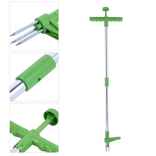 多功能園林除草可拆卸帶腳蹬器拔神器多功能除器免彎腰長柄拔草器 多功能園林除草可拆卸帶腳蹬器拔神器多功能除器免彎腰長柄拔草器