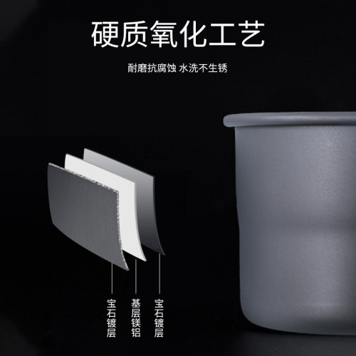 戶外水杯可攜式折曡野營雪拉碗野營杯子炊具露營鋁杯露營喝茶水杯 戶外水杯可攜式折曡野營雪拉碗野營杯子炊具露營鋁杯露營喝茶水杯