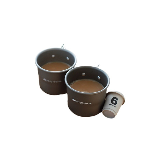 戶外水杯可攜式折曡野營雪拉碗野營杯子炊具露營鋁杯露營喝茶水杯 戶外水杯可攜式折曡野營雪拉碗野營杯子炊具露營鋁杯露營喝茶水杯