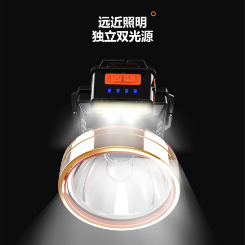 頭燈led強光可充電戶外遠射頭戴式大功率釣魚夜釣礦燈可攜式電筒 頭燈led強光可充電戶外遠射頭戴式大功率釣魚夜釣礦燈可攜式電筒