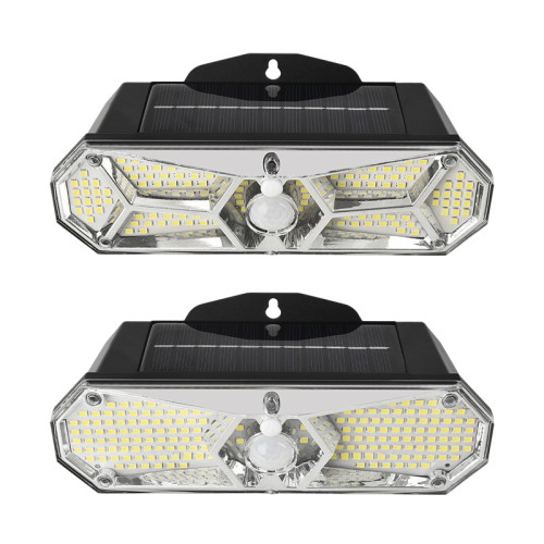 太陽能壁燈126LED人體感應戶外防水庭院燈別墅小夜燈車庫燈 太陽能壁燈126LED人體感應戶外防水庭院燈別墅小夜燈車庫燈