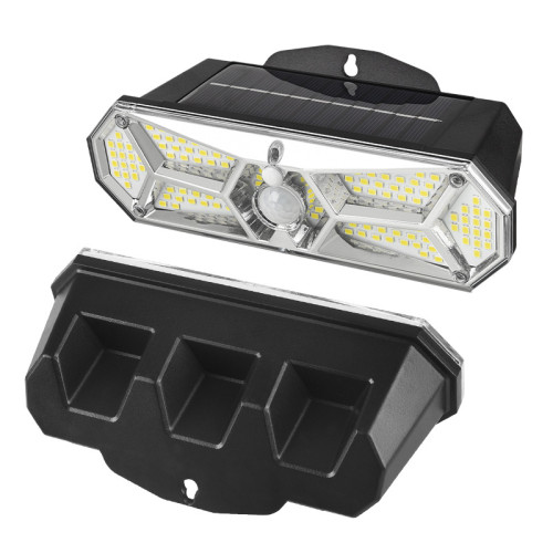 太陽能壁燈126LED人體感應戶外防水庭院燈別墅小夜燈車庫燈 太陽能壁燈126LED人體感應戶外防水庭院燈別墅小夜燈車庫燈