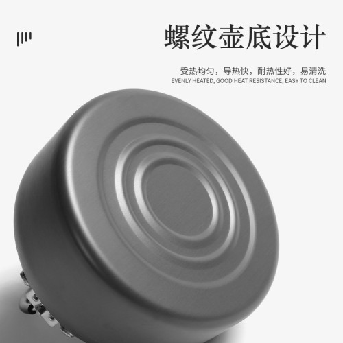 戶外野營燒水壺1.4L家用泡茶壺登山露營野炊鋁壺吊鍋可攜式咖啡壺 戶外野營燒水壺1.4L家用泡茶壺登山露營野炊鋁壺吊鍋可攜式咖啡壺