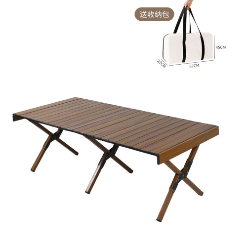 野外桌子野炊桌全鋁合金蛋卷桌超輕可攜式野餐露營折曡桌燒烤桌椅 野外桌子野炊桌全鋁合金蛋卷桌超輕可攜式野餐露營折曡桌燒烤桌椅