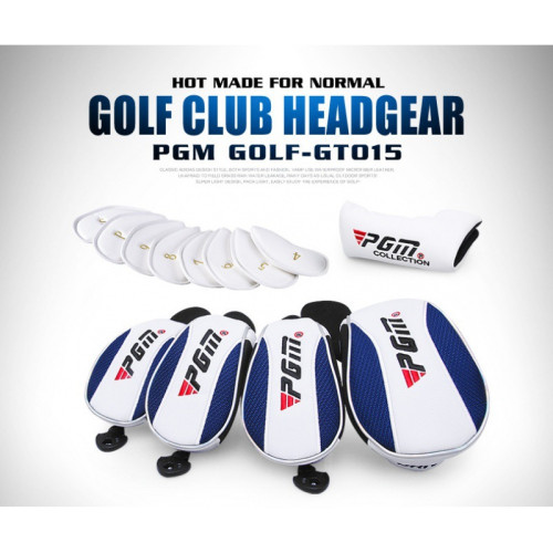 高爾夫球桿頭套木桿套帽子桿頭保護帽套GOLF綉花鐵桿套推桿保護罩 高爾夫球桿頭套木桿套帽子桿頭保護帽套GOLF綉花鐵桿套推桿保護罩