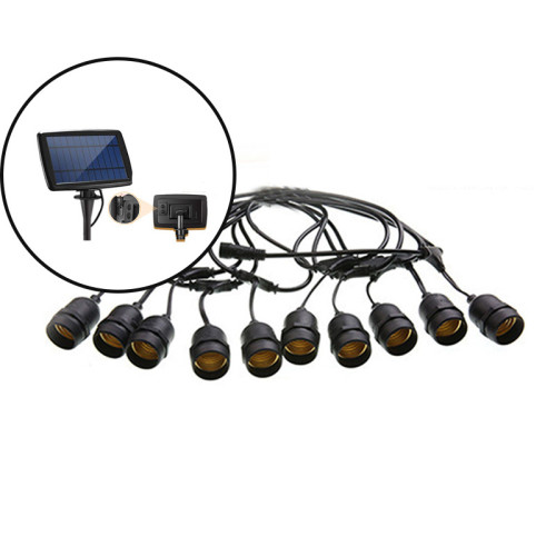 戶外太陽能燈串IP65防水光控聚會露營氛圍燈串農莊花園庭院線串燈 戶外太陽能燈串IP65防水光控聚會露營氛圍燈串農莊花園庭院線串燈