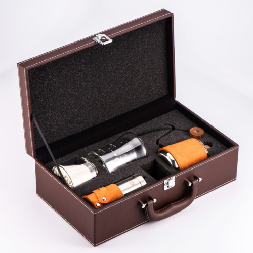 旅行可攜式手沖咖啡套裝手沖壺咖啡壺套裝禮盒旅遊手沖咖啡套裝盒 旅行可攜式手沖咖啡套裝手沖壺咖啡壺套裝禮盒旅遊手沖咖啡套裝盒