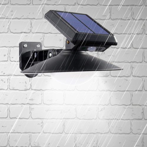 新款太陽能戶外感應燈LED圓形壁燈戶外防水景觀燈花園路燈 新款太陽能戶外感應燈LED圓形壁燈戶外防水景觀燈花園路燈