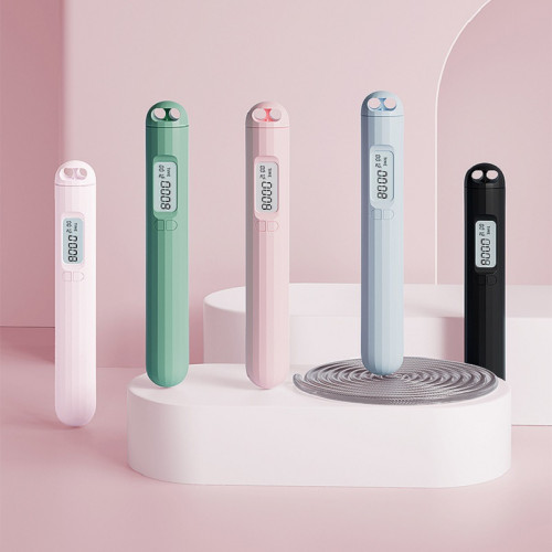 計數無繩跳繩兒童學生中考繩子體育用品鋼絲成人燃脂無繩計數 計數無繩跳繩兒童學生中考繩子體育用品鋼絲成人燃脂無繩計數