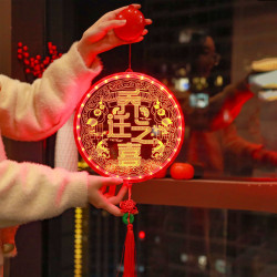 新品發光喬遷之喜掛件喬遷入宅搬進新房新居裝飾布置喜慶儀式用品