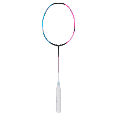 李甯羽毛球拍戰戟8000青玉藍熒光耀粉全碳素控製型球高級單拍比賽
