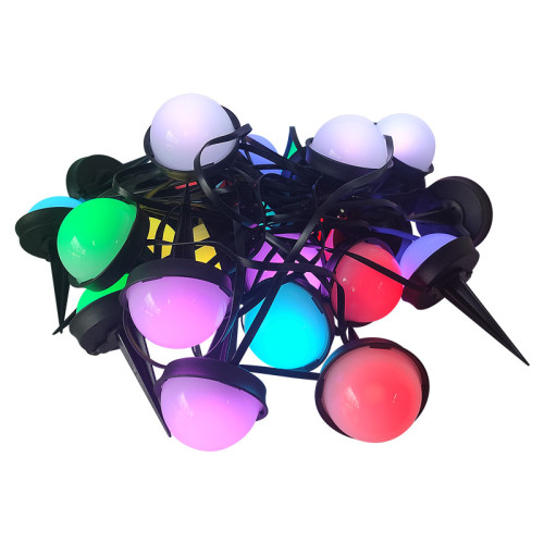 LED戶外插地氛圍燈串野外露營七彩燈廣告婚慶節日裝飾燈串點光源 LED戶外插地氛圍燈串野外露營七彩燈廣告婚慶節日裝飾燈串點光源