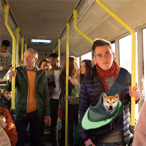 寵物貓狗旅行可攜式斜後背包狗籠單肩包戶外透氣網胸前後背包 寵物貓狗旅行可攜式斜後背包狗籠單肩包戶外透氣網胸前後背包