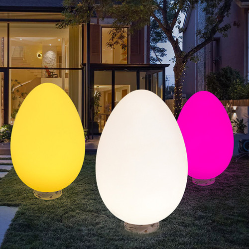 LED七彩發光不倒翁燈戶外廣場草坪防水燈可遙控簡約網紅景觀燈 LED七彩發光不倒翁燈戶外廣場草坪防水燈可遙控簡約網紅景觀燈