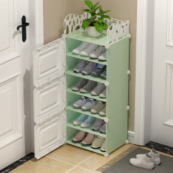鞋櫃家用門口簡易入戶鞋架子玄關櫃一體大容量入門收納櫃出租屋用
