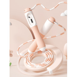 兒童竹節跳繩可計數小學生幼兒園體育可調節學生專用