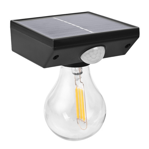 太陽能人體感應壁燈超亮防水家用鎢絲球泡燈戶外庭院壁燈照明路燈