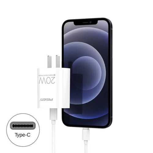 品勝20W快充套裝PD超級充電頭可攜式1M充電線套餐適用蘋果充電器 品勝20W快充套裝PD超級充電頭可攜式1M充電線套餐適用蘋果充電器