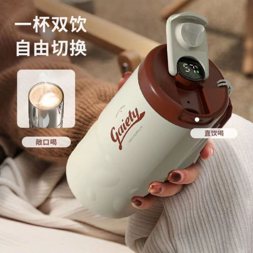 智能咖啡可攜式男女學生316不鏽鋼車用隨手水杯高顔值簡約隨手杯批 智能咖啡可攜式男女學生316不鏽鋼車用隨手水杯高顔值簡約隨手杯批