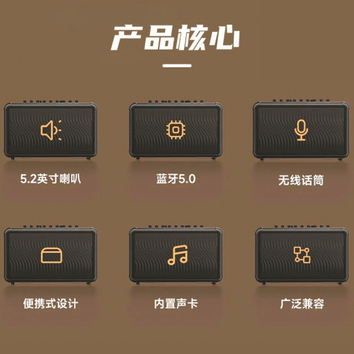 AWEI用維Y888多功能TFU盤100w大功率無線話筒內置聲卡藍牙音箱 AWEI用維Y888多功能TFU盤100w大功率無線話筒內置聲卡藍牙音箱