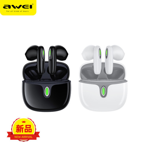 Awei用維新品迷你藍牙耳機 藍牙5.3長續航高音質tws無線耳機 Awei用維新品迷你藍牙耳機 藍牙5.3長續航高音質tws無線耳機