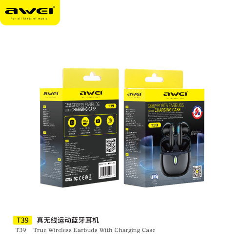 Awei用維新品迷你藍牙耳機 藍牙5.3長續航高音質tws無線耳機 Awei用維新品迷你藍牙耳機 藍牙5.3長續航高音質tws無線耳機
