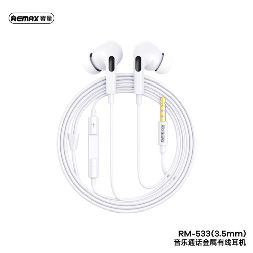 REMAX 適用蘋果手機K歌遊戯耳機3.5mm有線入耳式耳機 REMAX 適用蘋果手機K歌遊戯耳機3.5mm有線入耳式耳機
