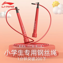 李甯拳擊跳繩專業pvc鋼絲健身減肥運動燃脂競速成人男士負重訓練