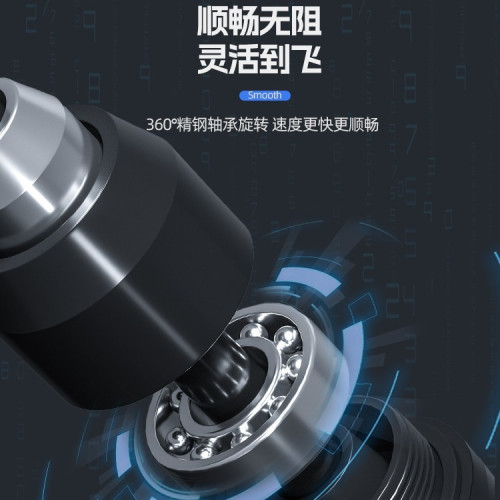 李甯競速跳繩鋼絲減肥專用健身運動專業比賽成人學生中考有繩繩子 李甯競速跳繩鋼絲減肥專用健身運動專業比賽成人學生中考有繩繩子