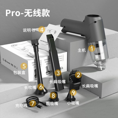 車用無線吸塵器可攜式手持吹吸家用小型抽氣手持式大功率吹塵器無刷 車用無線吸塵器可攜式手持吹吸家用小型抽氣手持式大功率吹塵器無刷