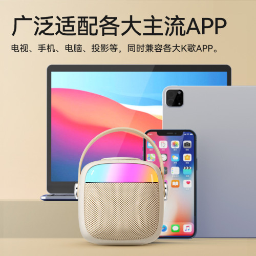 havit海威特可攜式家用話筒音響一體機唱k歌無線藍牙手提音箱小禮品 havit海威特可攜式家用話筒音響一體機唱k歌無線藍牙手提音箱小禮品