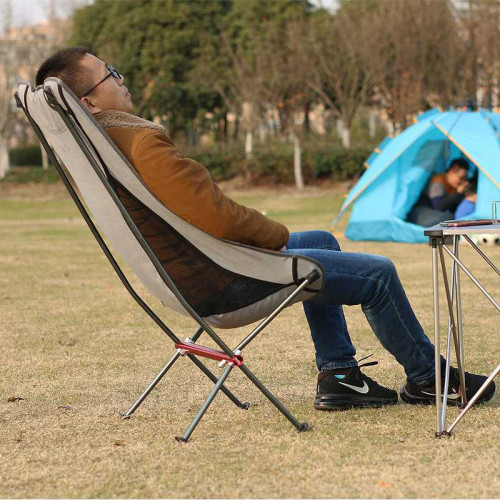 折曡月亮椅子加高休閒野營靠背椅蝴蝶椅野營靠背鋁合金躺椅釣魚椅 折曡月亮椅子加高休閒野營靠背椅蝴蝶椅野營靠背鋁合金躺椅釣魚椅