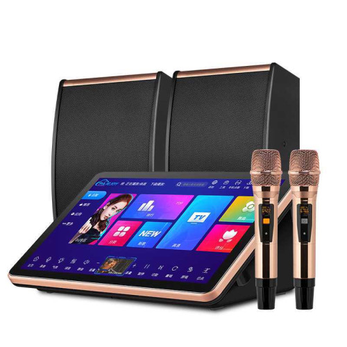 18.5寸可攜式功放點歌一體機家庭音響套裝點歌機唱歌機卡拉OK音箱 18.5寸可攜式功放點歌一體機家庭音響套裝點歌機唱歌機卡拉OK音箱