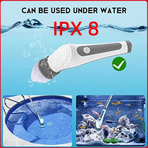 電動清潔刷伸縮多功能無線長柄刷子 usb充電手持電動清潔刷子 電動清潔刷伸縮多功能無線長柄刷子 usb充電手持電動清潔刷子