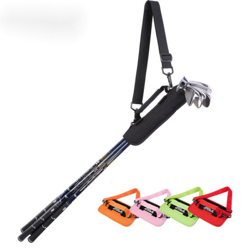 可裝5 支桿高爾夫球包男士簡易槍包袋簡易掛脖高爾夫小球包筒槍包 可裝5 支桿高爾夫球包男士簡易槍包袋簡易掛脖高爾夫小球包筒槍包