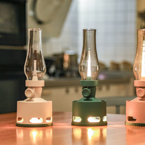 復古煤油燈充電氛圍燈台燈臥室床頭小夜燈酒店露營燈喂奶燈小台燈 復古煤油燈充電氛圍燈台燈臥室床頭小夜燈酒店露營燈喂奶燈小台燈