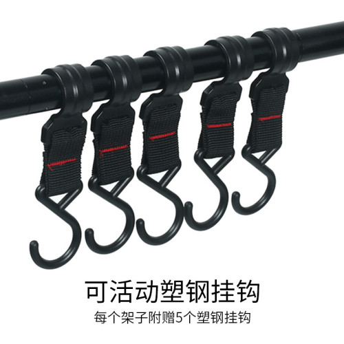 露營鍋架沙灘燒烤野炊餐具架置物架戶外野營三角架可攜式折曡燈架 露營鍋架沙灘燒烤野炊餐具架置物架戶外野營三角架可攜式折曡燈架