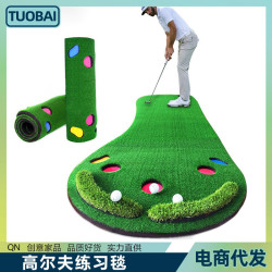 高爾夫練習毯室內髮燒友推桿練習器練習器大腳丫揮桿訓練墊golf墊