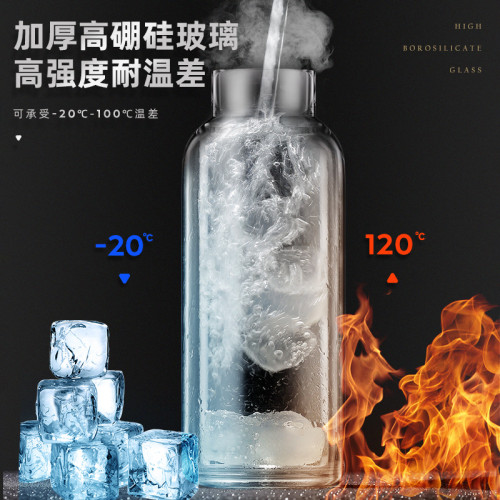 塑玻杯大容量2000ml茶水分離耐高溫玻璃水壺男款戶外可攜式防摔 塑玻杯大容量2000ml茶水分離耐高溫玻璃水壺男款戶外可攜式防摔