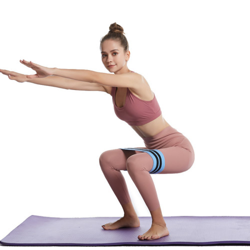 健身深蹲瑜珈阻力帶棉質美臀圈帶力量輔助訓練健身帶翹臀彈力圈帶