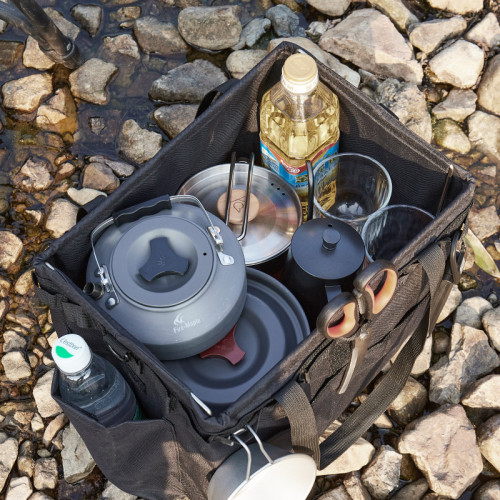 戶外折曡收納箱露營多功能收納包儲物牛津布手提野餐包野營收納袋 戶外折曡收納箱露營多功能收納包儲物牛津布手提野餐包野營收納袋