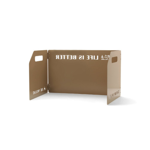 戶外爐具擋風板卡式爐三折加厚可折曡防風板野外遮風卡式爐擋風板 戶外爐具擋風板卡式爐三折加厚可折曡防風板野外遮風卡式爐擋風板