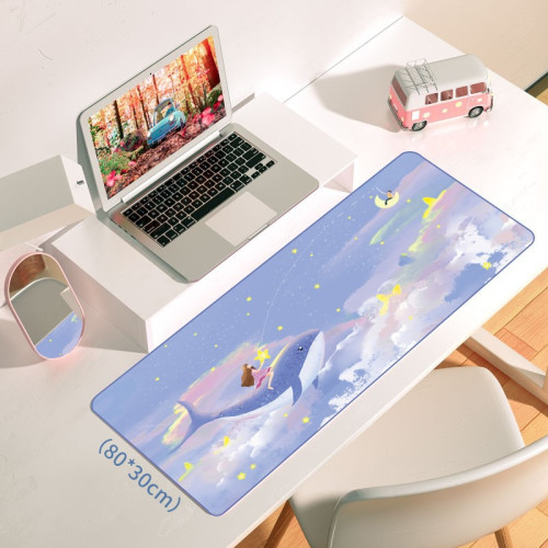 防滑滑鼠墊大桌墊護腕橡膠針織鎖邊發光無線桌墊滑鼠墊通用 防滑滑鼠墊大桌墊護腕橡膠針織鎖邊發光無線桌墊滑鼠墊通用