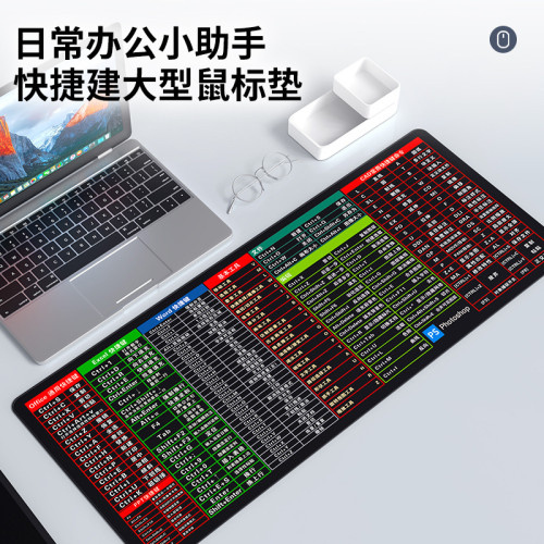 防滑滑鼠墊大桌墊護腕橡膠針織鎖邊發光無線桌墊滑鼠墊通用 防滑滑鼠墊大桌墊護腕橡膠針織鎖邊發光無線桌墊滑鼠墊通用