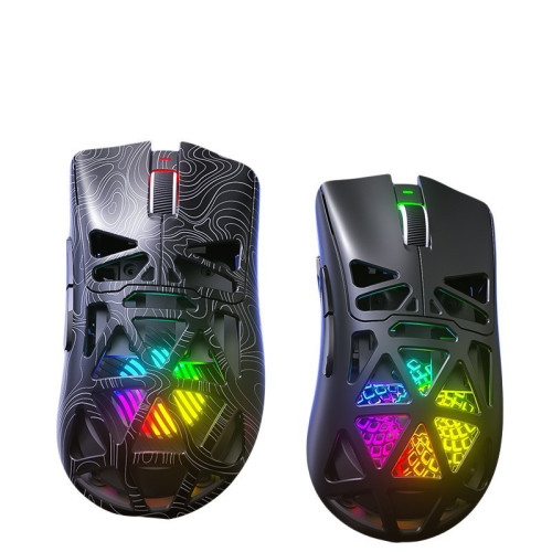 狼蛛SC620輕量化無線三模電競遊戯滑鼠RGB鏤空PAW3311芯片筆電 狼蛛SC620輕量化無線三模電競遊戯滑鼠RGB鏤空PAW3311芯片筆電