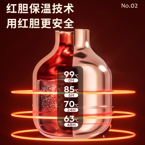 保溫壺家用結婚陪嫁大容量玻璃內膽高檔可攜式宿舍熱水瓶紅色暖水壺 保溫壺家用結婚陪嫁大容量玻璃內膽高檔可攜式宿舍熱水瓶紅色暖水壺