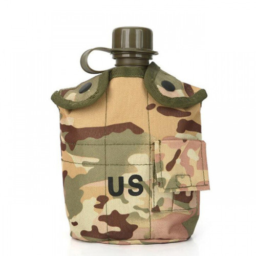 山地野營炊具美式水壺三件套軍迷迷彩戰術水壺夏令營拓展戶外水壺 山地野營炊具美式水壺三件套軍迷迷彩戰術水壺夏令營拓展戶外水壺