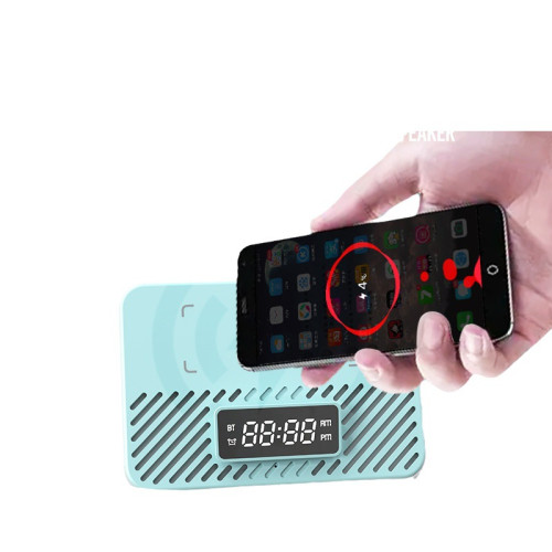 藍牙音箱15瓦無線充時鍾LED閙鍾音響新款酒店用品充立體聲 藍牙音箱15瓦無線充時鍾LED閙鍾音響新款酒店用品充立體聲