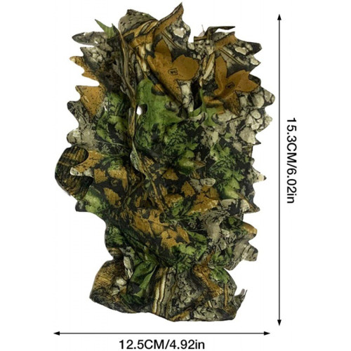 偽裝手套戶外垂釣防曬防風沙3D樹葉楓葉打獵手套偽裝服隱形狙擊套 偽裝手套戶外垂釣防曬防風沙3D樹葉楓葉打獵手套偽裝服隱形狙擊套