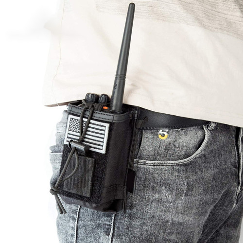 戶外運動戰術對講機包收音機附件包 MOLLE對講機包對講機保護腰包